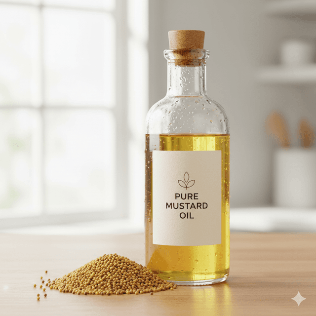 Pure Gavran Mustard (Mohari) Wood Pressed Oil